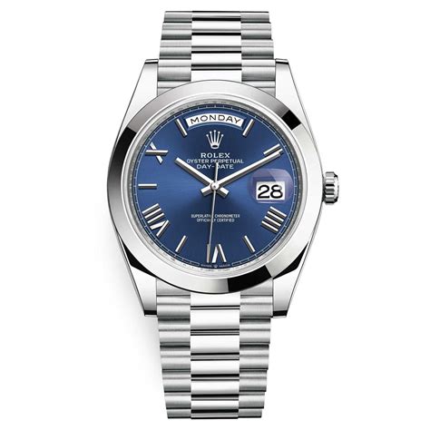 rolex preis blau|rolex platinum watch.